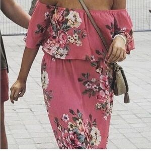 Long floral dress